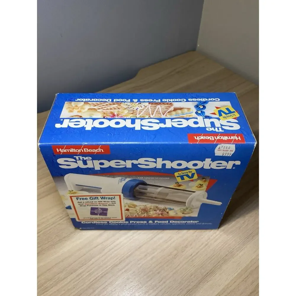 Hamilton Beach The Super Shooter Cordless Cookie Press & Food Decorator